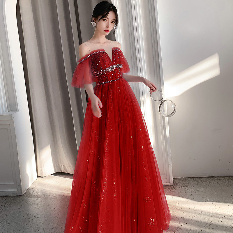 Enchanting Blue Princess Gown: Your Dream Banquet Entrance Awaits - Taobao product photo 2
