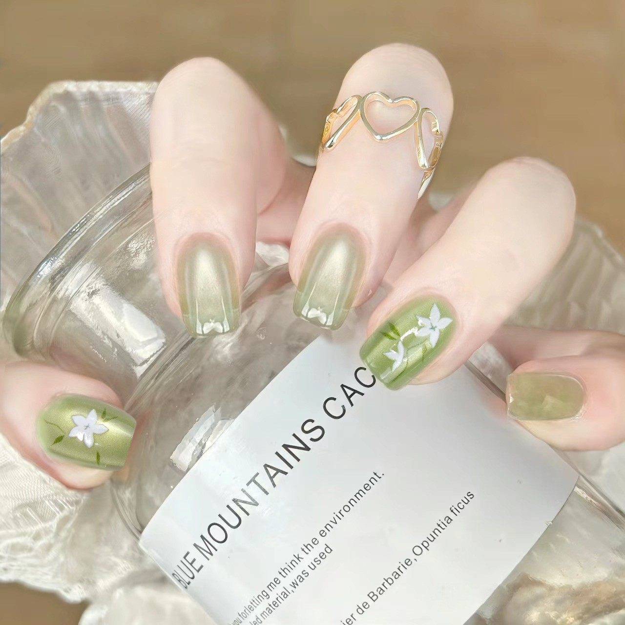 2026年新款儿童美甲穿戴甲兰玲花开猫眼指甲贴片短款30片成品甲片,彩妆/香水/美妆工具,美甲工具,淘宝优惠券,粉丝福利购,淘宝优惠卷