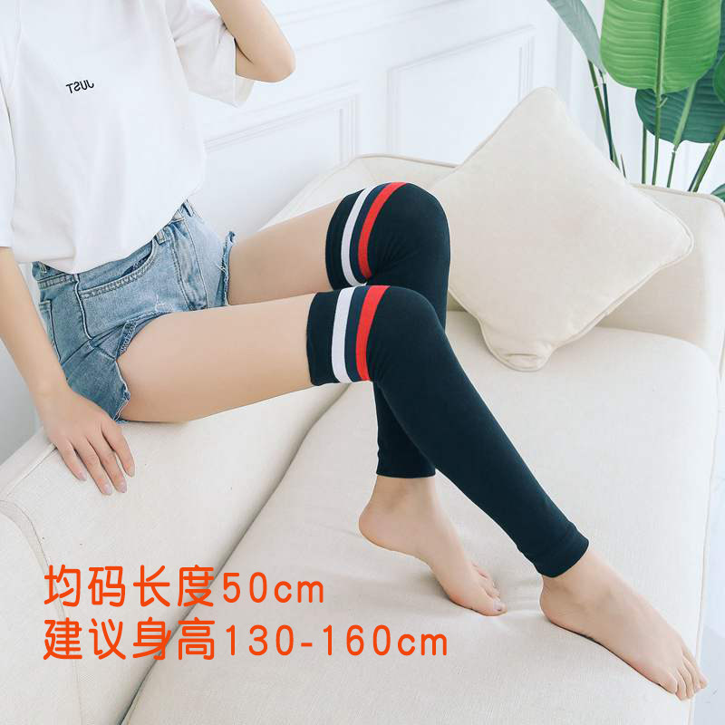儿童加长护膝女童袜套春秋季男女童过膝袜不带脚学生保暖运动腿套
