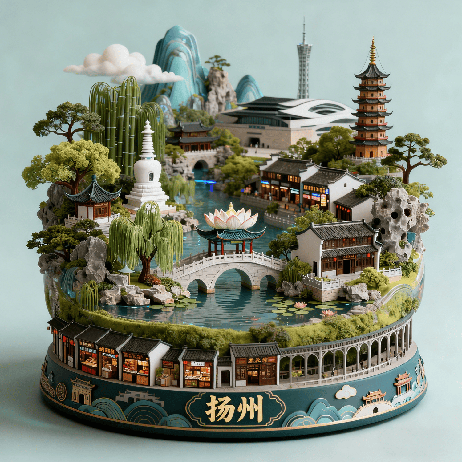 扬州金属立体冰箱贴浮雕旅游景点纪念品江苏城市文创伴手礼送朋友,节庆用品/礼品,文化创意冰箱贴,淘宝优惠券,粉丝福利购,淘宝优惠卷