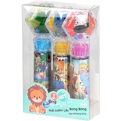 炫彩可爱造型水晶球摇滚珠迷宫卡通七彩吹泡泡棒户外摆摊拍照礼品