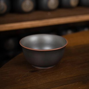 钦州坭兴陶茶杯单个专用品茗杯主人杯手工喝茶杯子茶器茶具原矿