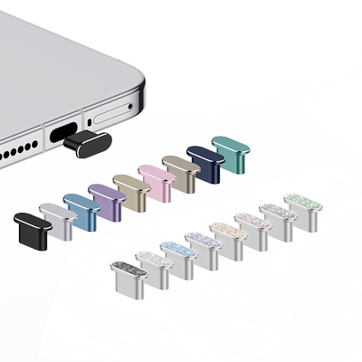 小米手机通用防尘塞防水金属防刮