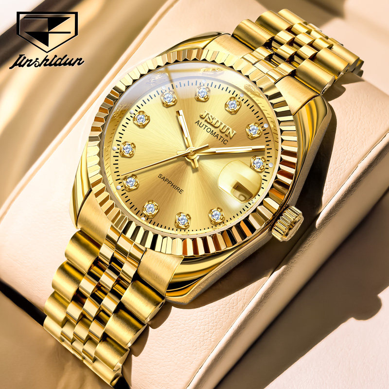 新款男士机械表商务正品防水手表