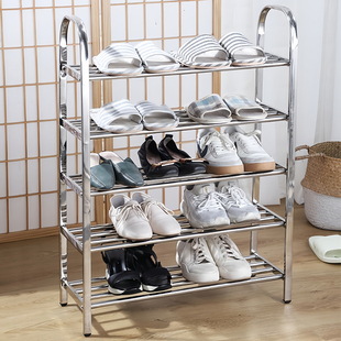 不锈钢鞋架多层家用门口室内好看宿舍收纳简易鞋柜子2026新款爆款