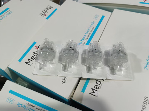 MedyE 9Pin Screw Multi Needle美戴尔34g带刻度可调节防漏硅胶款