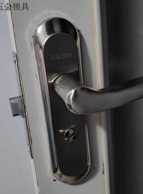 无钥匙老式门锁卫生间木门BK洗手间125孔距厕所锁体大单舌.