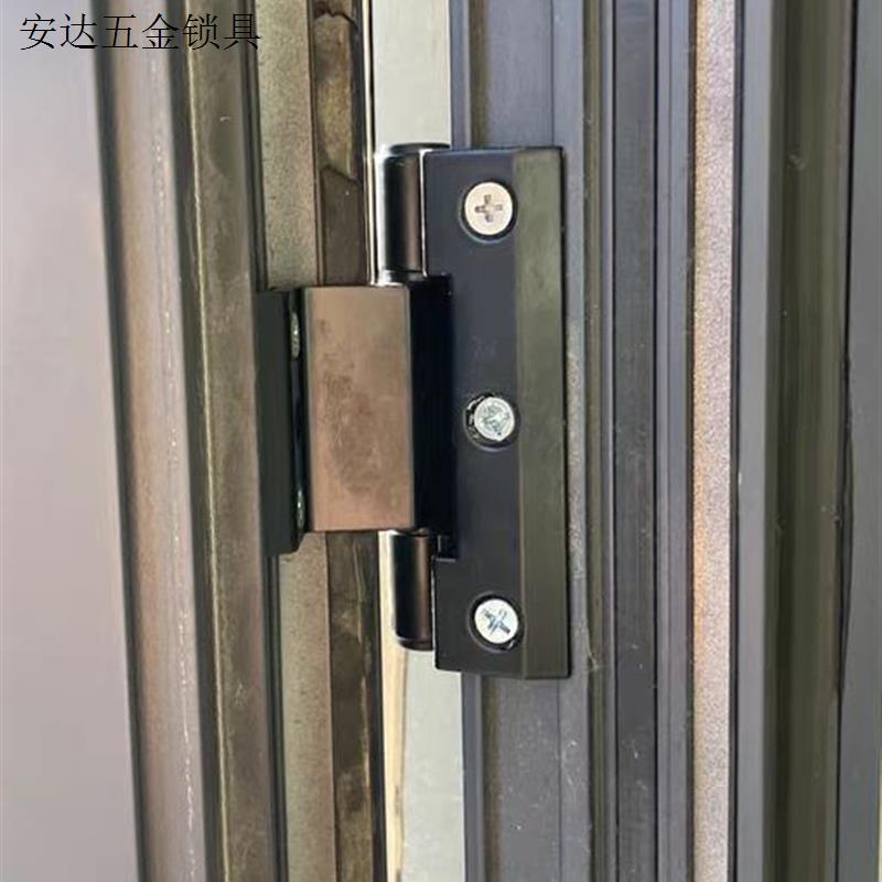 断桥铝合金门窗合页50型平开窗隔热窗户铰链免打孔隐形门合叶配.