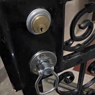 老式防盗门锁申士牌9472锁芯栅栏门大门锁丰收利用申翔农村大门锁