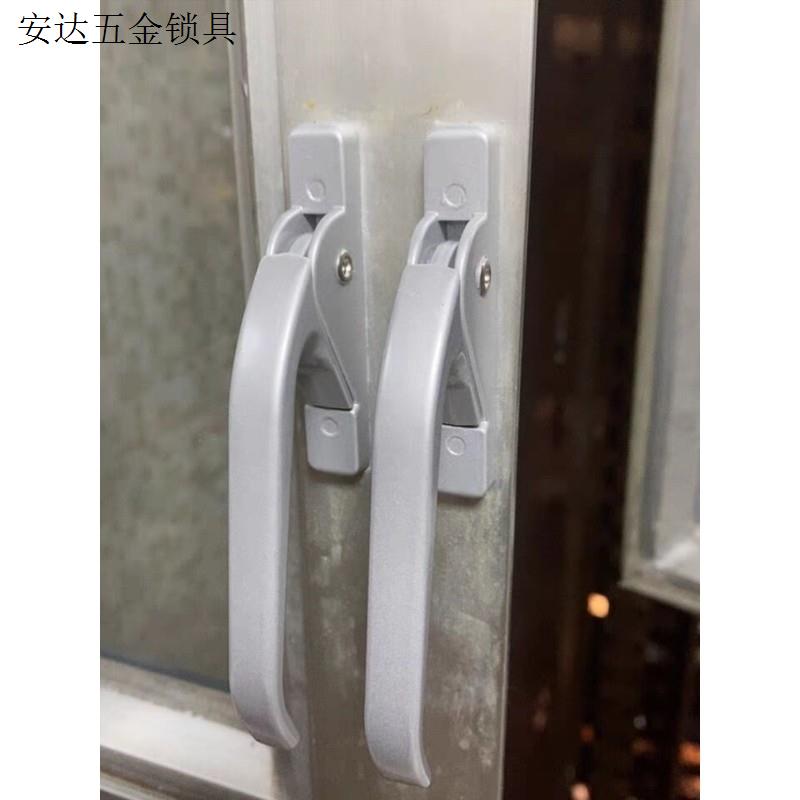 塑钢门窗老式铝合金平开窗户上下联动执手外开窗传动把手连杆锁.