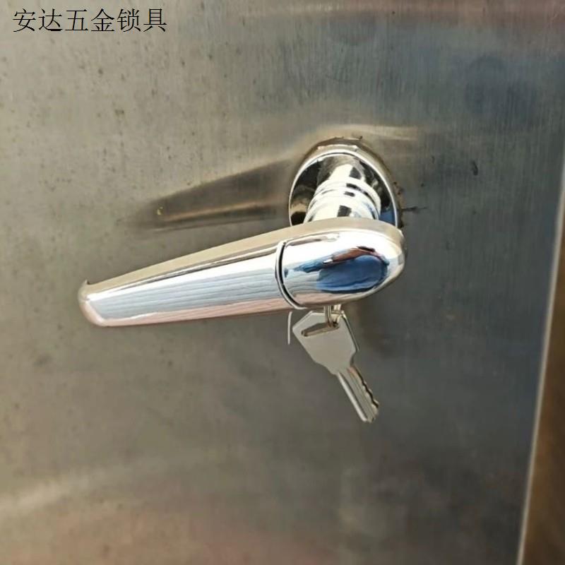 机柜门锁柜锁电柜配电箱锁通用机箱把手锁MS308-3-2控制柜门锁.