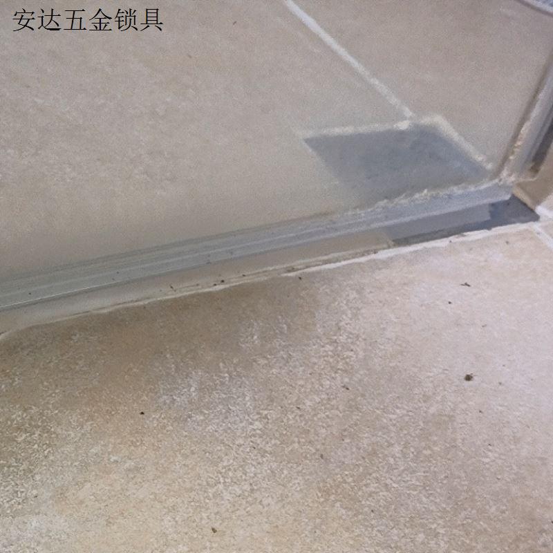 加厚玻璃门下挡水条浴室门密封下防水条淋浴房推拉门底部阻水条.