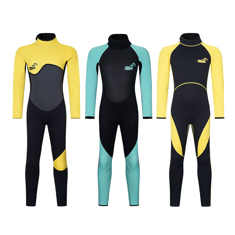 儿童潜水服长袖防晒水母游泳浮衣