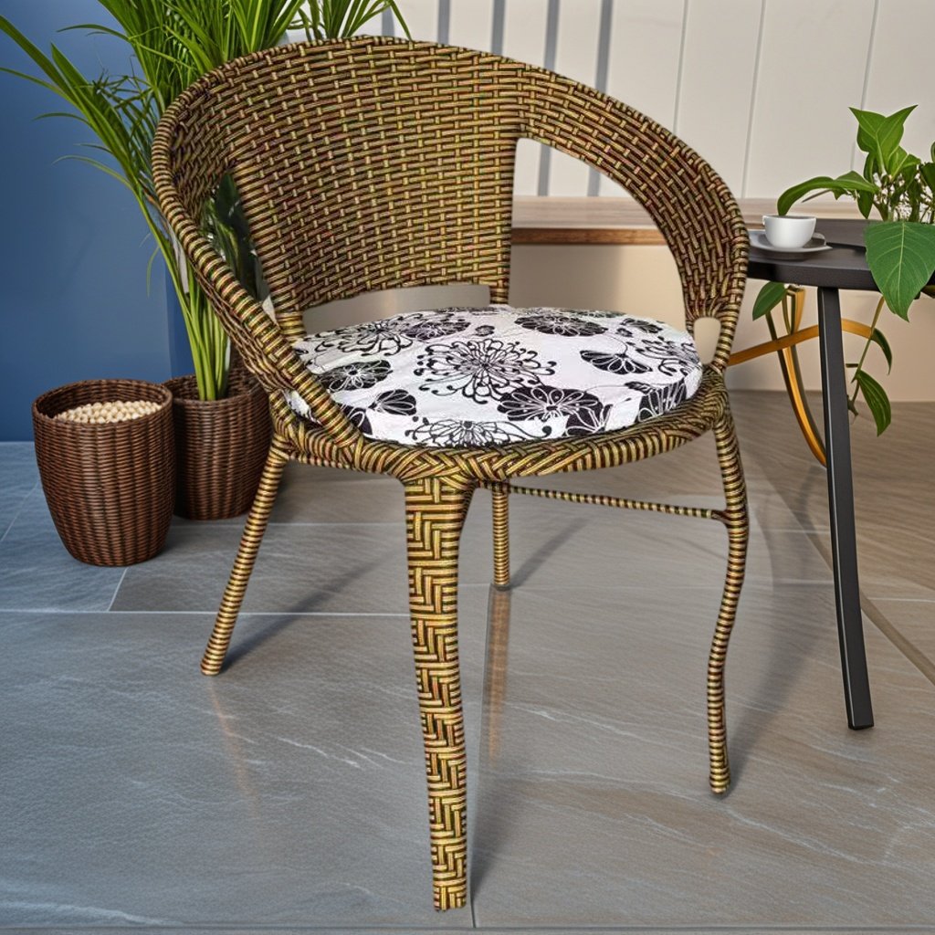 家用仿藤条编织椅阳台靠背椅休闲喝茶椅单个单人藤编椅户外庭院凳,住宅家具,阳台椅,淘宝优惠券,粉丝福利购,淘宝优惠卷