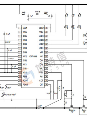 CW1056ALAT TSSOP30 cellwise/赛微原装 3-5节电池均衡保护IC芯片