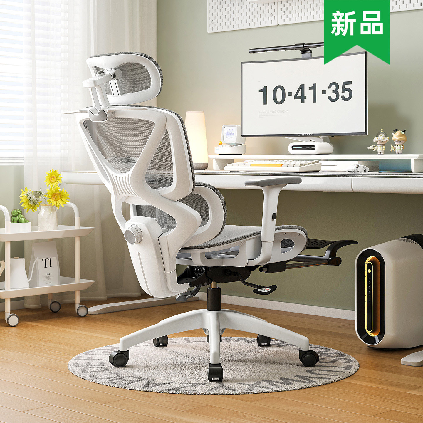 【新品】人体工学椅护腰电脑椅子久坐舒适午睡办公椅家用靠背座椅