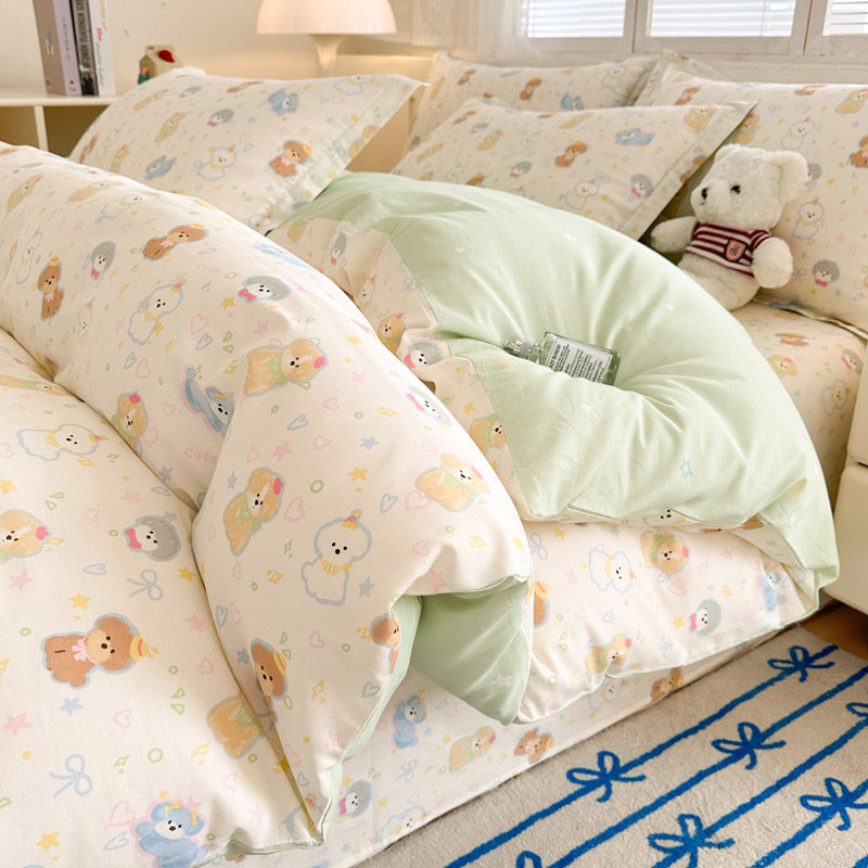 纯棉被套单件100全棉被罩卡通150x200x230单双人被芯子套四件套,床上用品,被套,淘宝优惠券,粉丝福利购,淘宝优惠卷