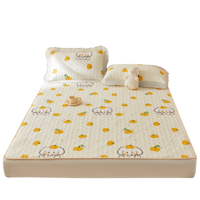 纯棉榻榻米床盖床褥简约花卉