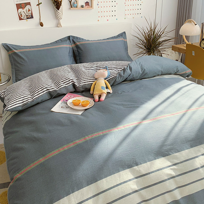 简约绅士纯棉被套单件全棉被罩150x200男女宿舍单人被单套200x230,床上用品,被套,淘宝优惠券,粉丝福利购,淘宝优惠卷