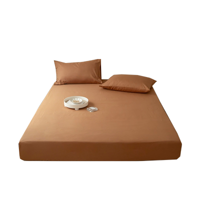 纯棉床笠床单单件简约纯色