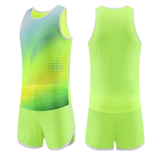 田径运动员比赛服 马拉松背心体育生训练服田径比赛服