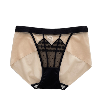 法式性感无痕内裤女薄款缎面性感