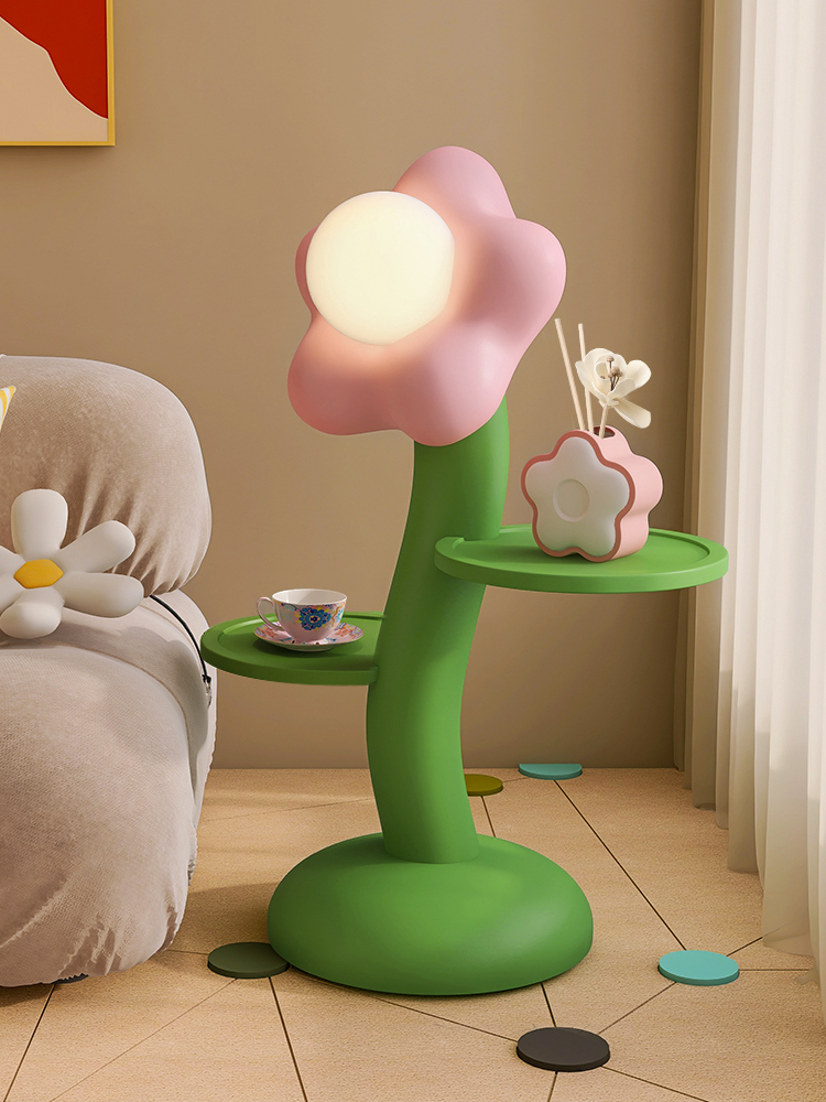 初晨初梦创意花朵落地灯大摆件可爱客厅卧室沙发旁网红家居装饰品