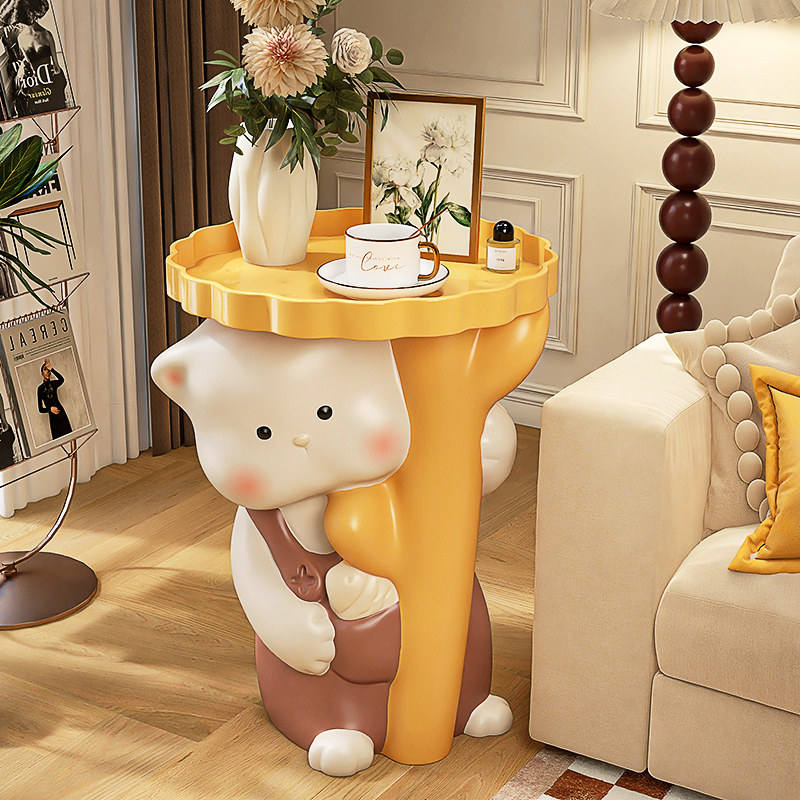 可爱边几客厅大型落地摆件卧室床头柜家居装饰品沙发旁边柜置物架,家居饰品,落地摆件,淘宝优惠券,粉丝福利购,淘宝优惠卷