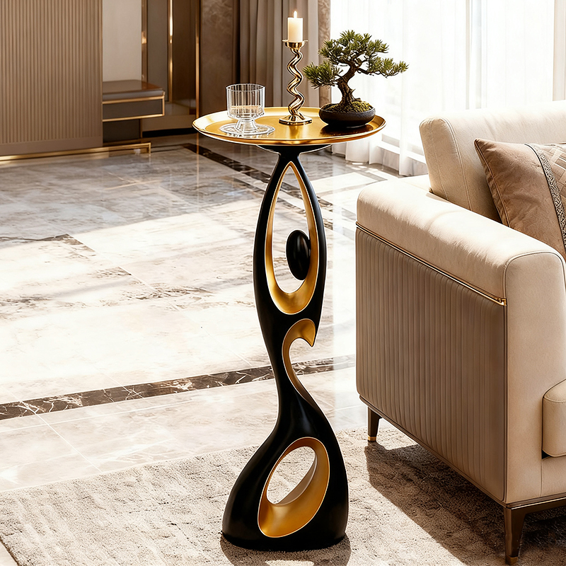 艺术风迎宾电视柜沙发落地摆件