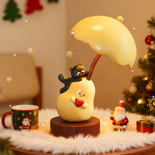 卡通台灯Good猫梨装饰床头夜灯