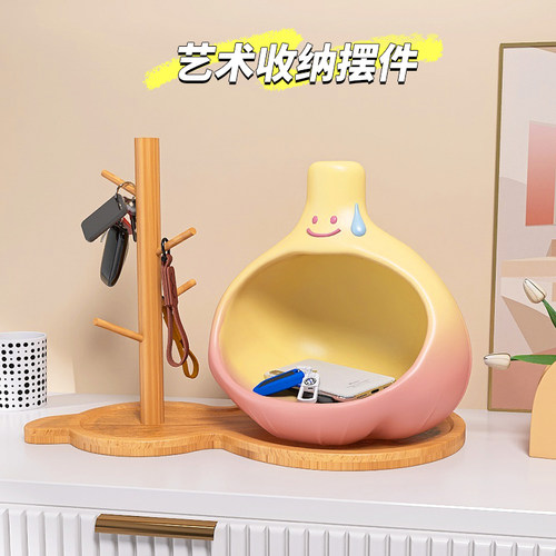 创意入户玄关收纳摆件