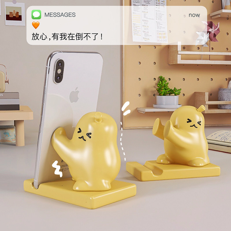 抱抱梨手机支架办公室工位饰品情绪稳定神器桌面治愈可爱实用摆件,家居饰品,装饰摆件,淘宝优惠券,粉丝福利购,淘宝优惠卷