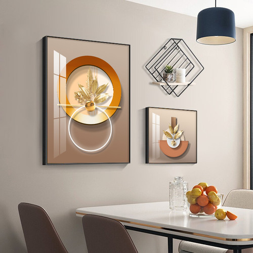 庭艺餐厅现代简约饭厅装饰画