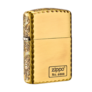 zippo芝宝打火机 日韩版三面盘龙 官方旗舰店正品zpoo 防风zoop