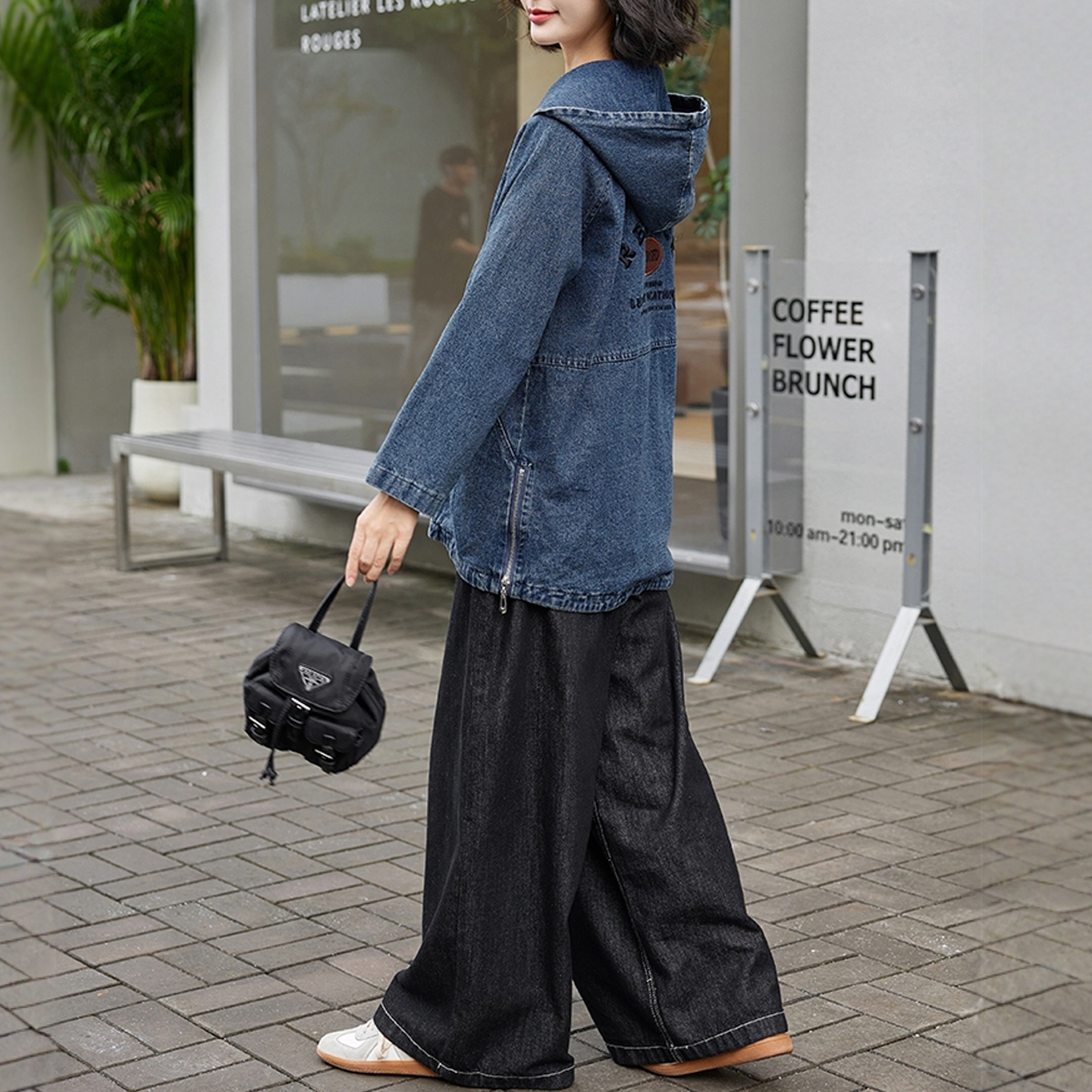 高端牛仔外套小香风独特漂亮女士