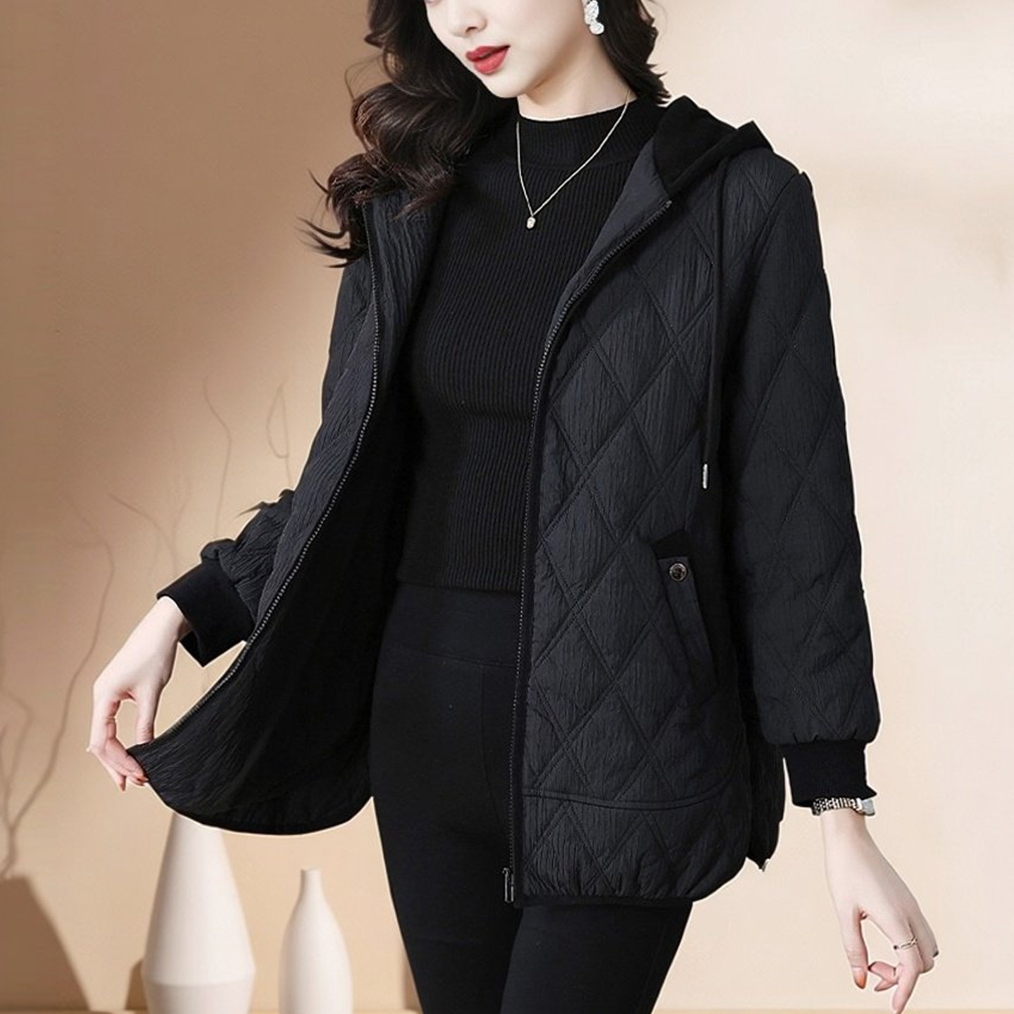 巨好看的厚女装外套2025新款羽绒棉服冬季贵夫人中年妈妈大码棉袄,女装/女士精品,棉衣/棉服,淘宝优惠券,粉丝福利购,淘宝优惠卷