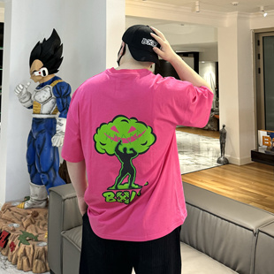 BXLT必须撸铁原创爆炸蘑菇云宙斯之子造型风美式休闲重磅半袖