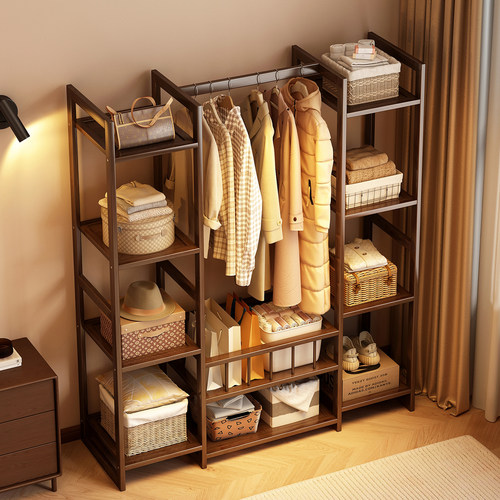 开放式衣柜大容量落地衣帽架