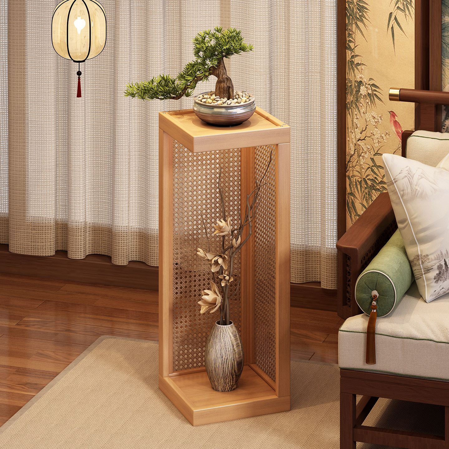 实木花架子客厅落地式阳台不占地方中式绿植花盆置物架盆景摆放架,住宅家具,花架/花几,淘宝优惠券,粉丝福利购,淘宝优惠卷