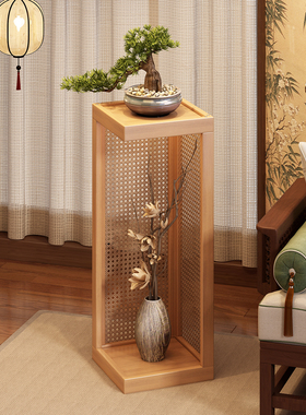 实木花架子客厅落地式阳台不占地方中式绿植花盆置物架盆景摆放架
