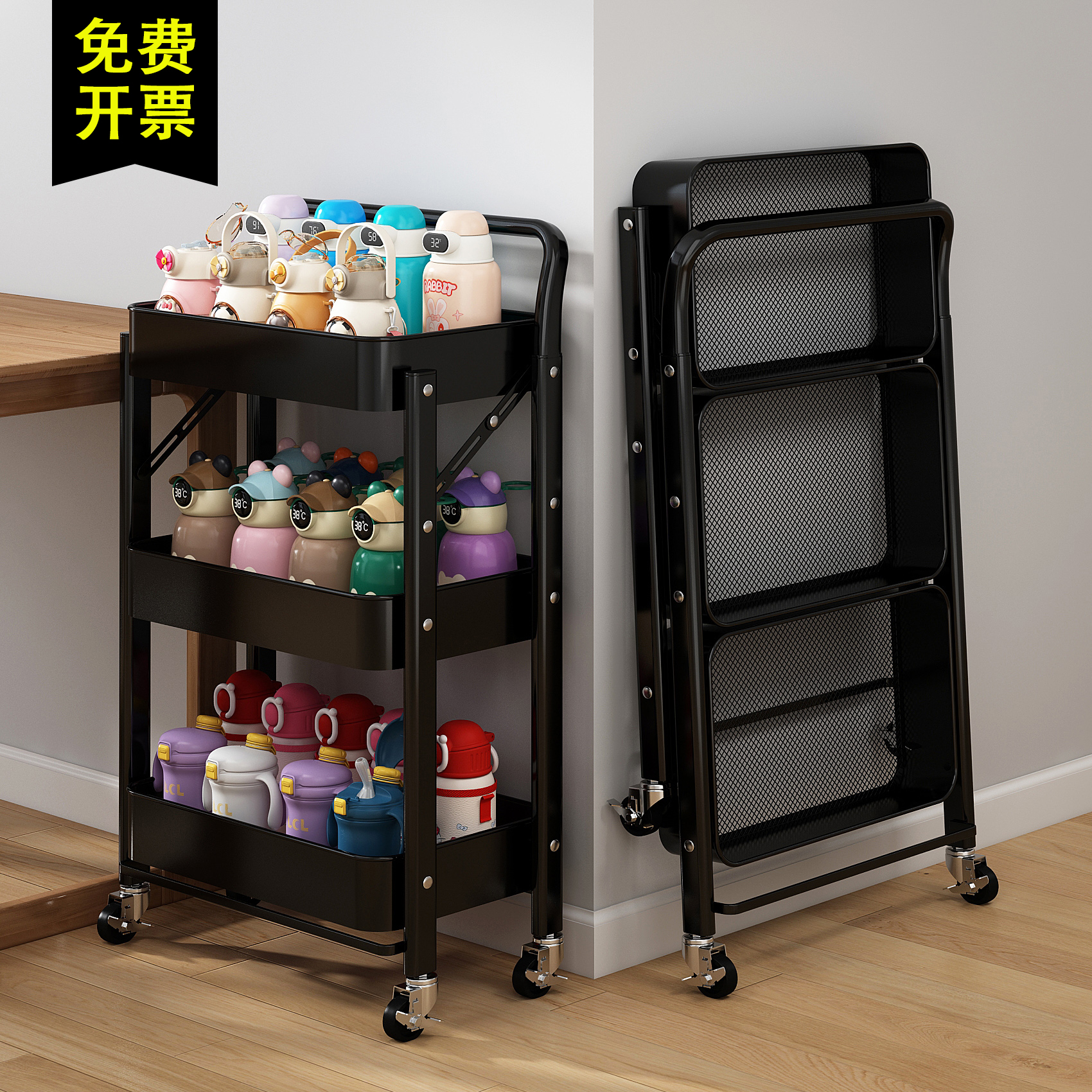 姿竹可移动幼儿园水杯架子