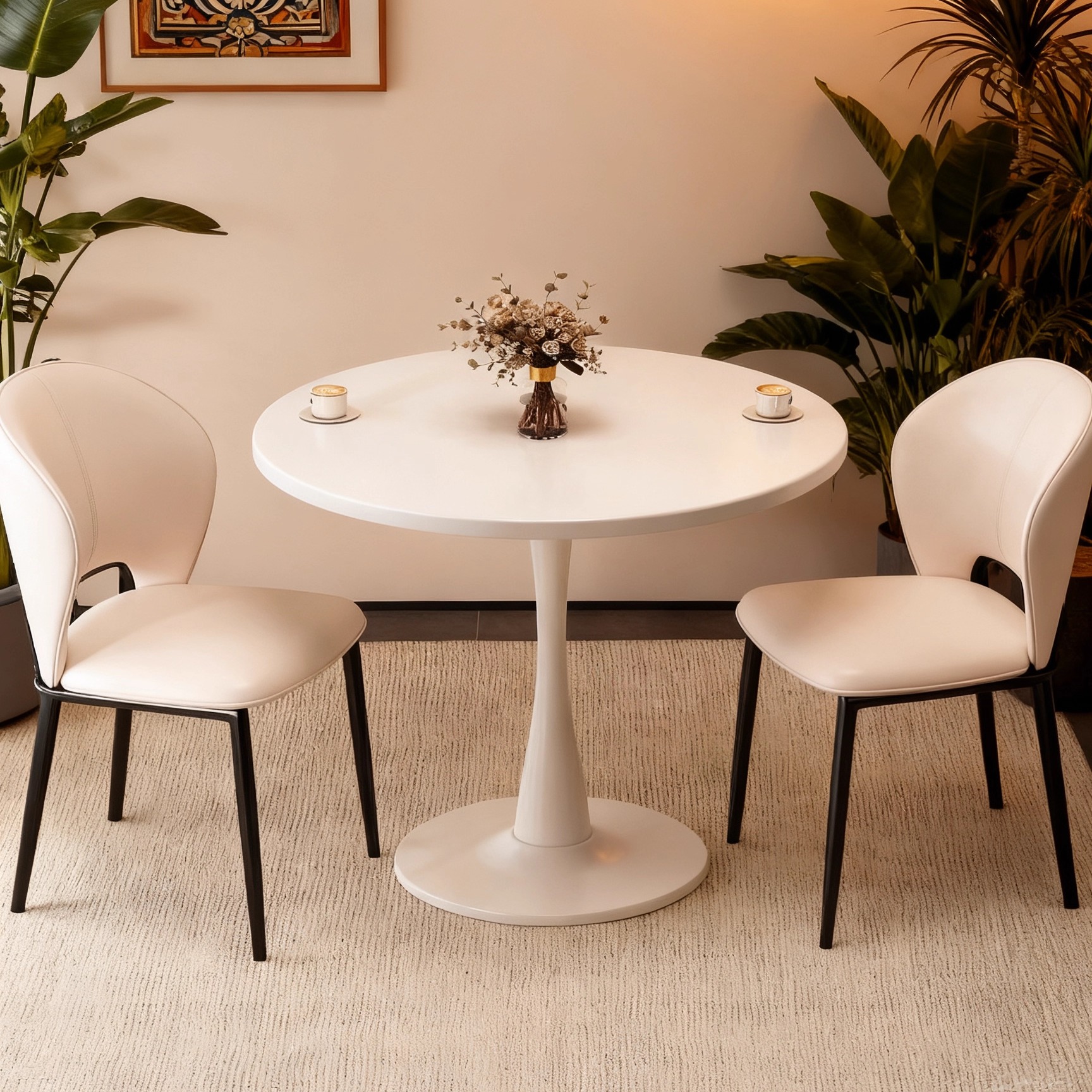 洽谈桌小圆桌餐桌【多场景使用】