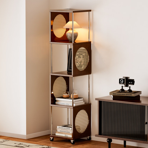 转角书架强悍承重多层收纳