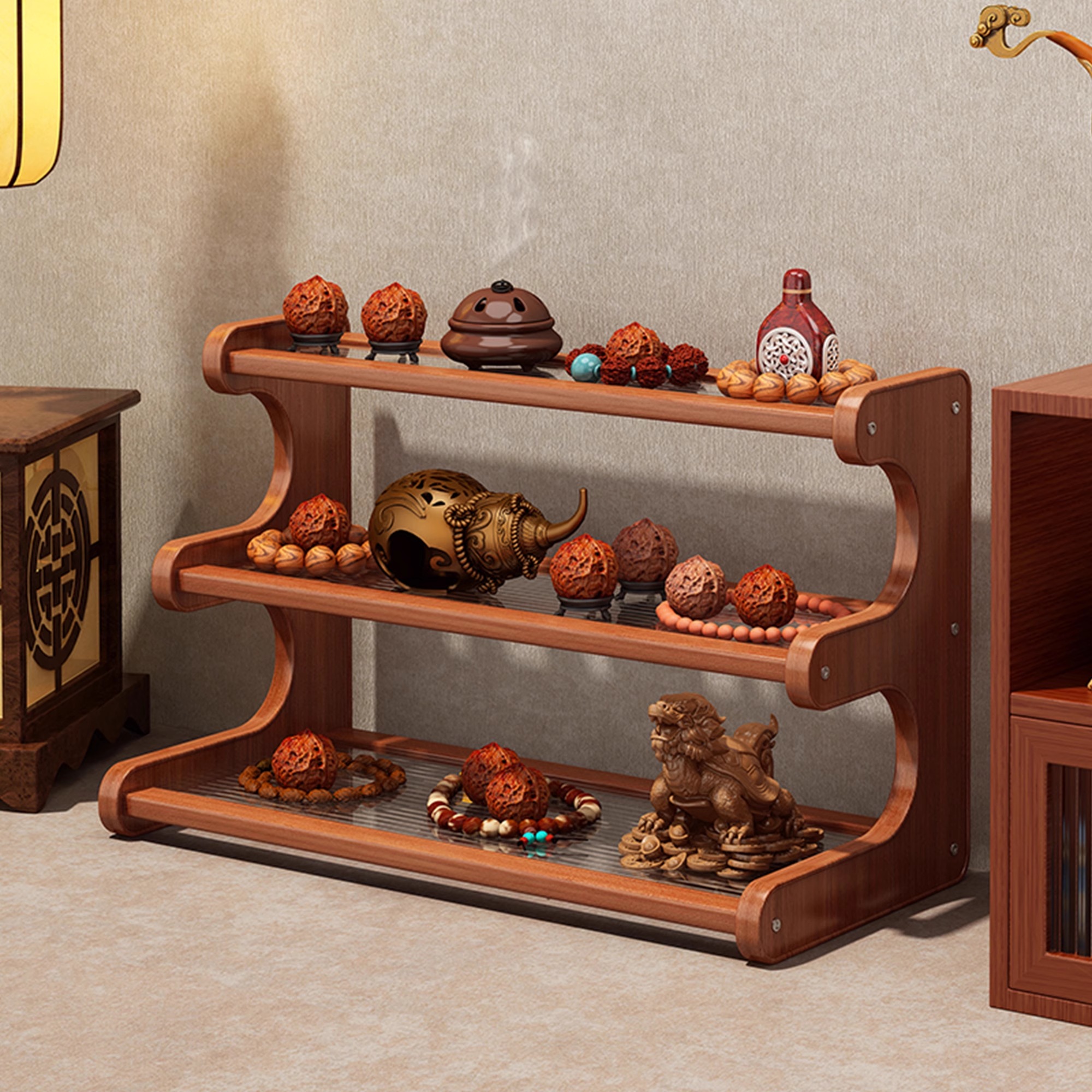 文玩摆放架多层收纳长虹亚克力