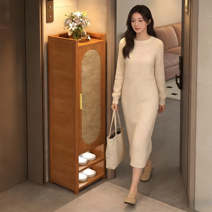 折叠鞋架门口外楼道小窄简易鞋柜防尘多层入户门免安装鞋子收纳柜