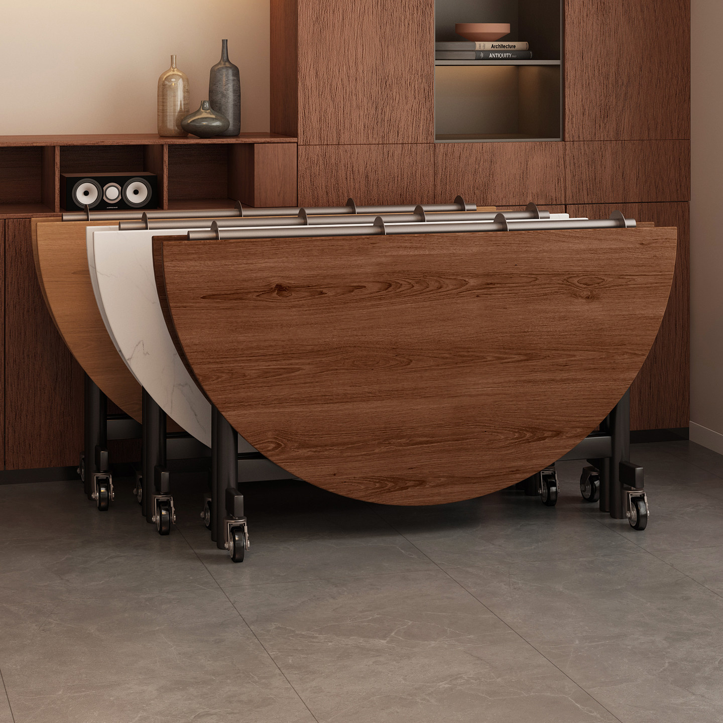 可折叠移动餐桌多人聚餐超强承重