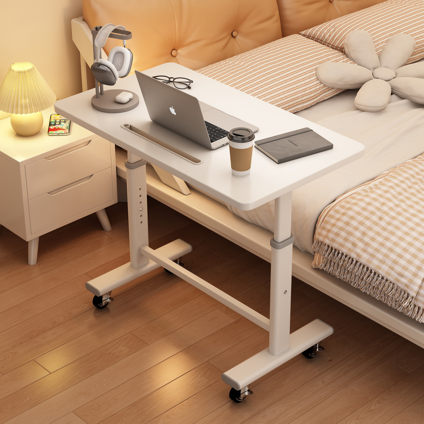 可升降学习桌卧室床边可移动办公工作电脑桌学生写字客厅沙发边几,住宅家具,电脑桌,淘宝优惠券,粉丝福利购,淘宝优惠卷