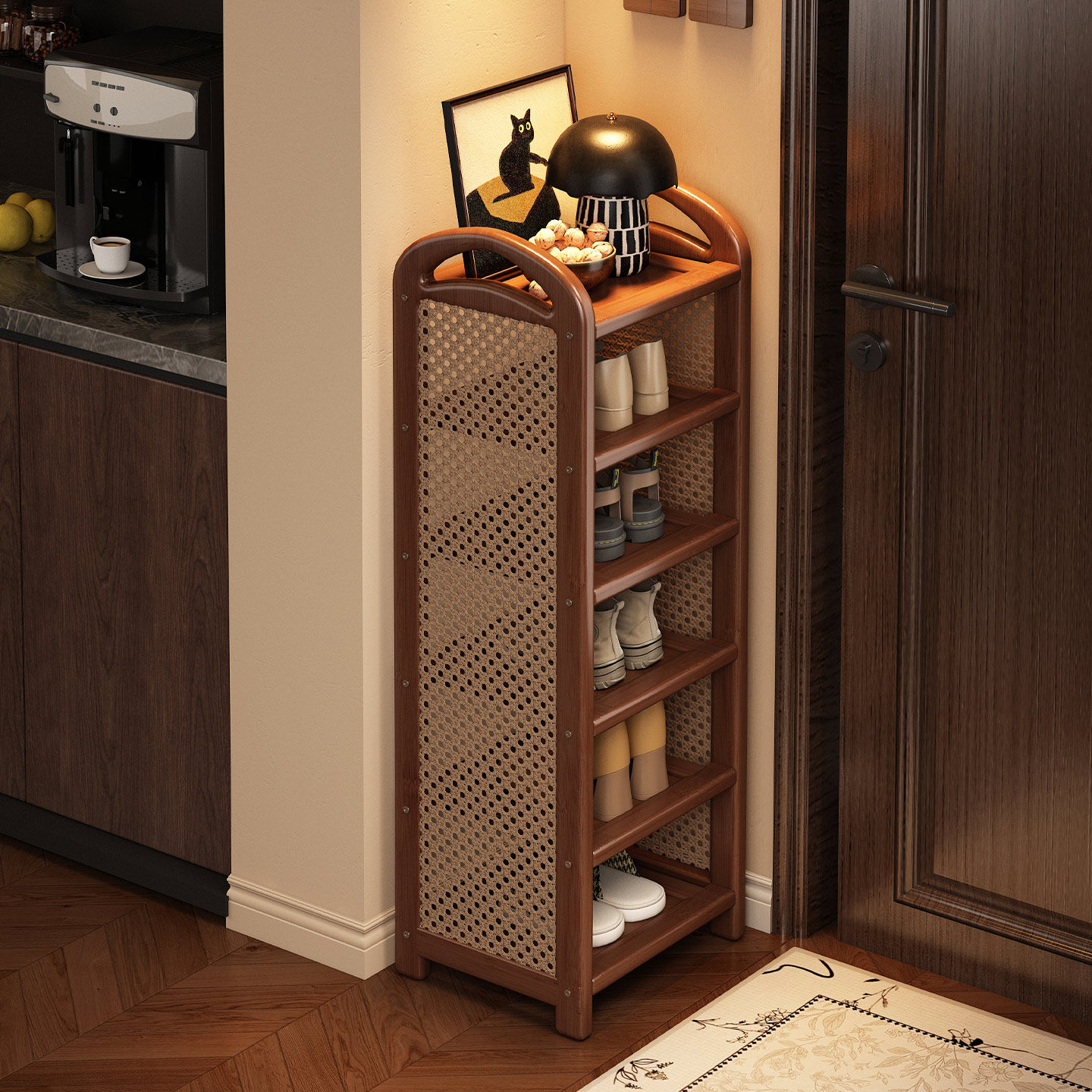 中古鞋架小窄门口多层家用简易鞋柜不占地方入户门角落鞋子收纳架,住宅家具,鞋架,淘宝优惠券,粉丝福利购,淘宝优惠卷