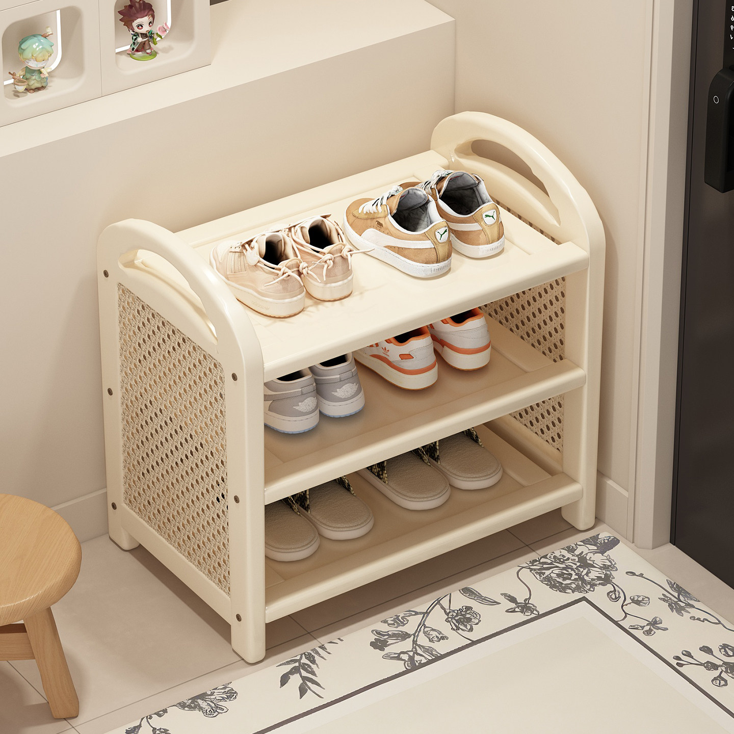 鞋架入户门口窄小鞋子收纳架多层宿舍鞋柜儿童宝宝专用简易鞋架子,住宅家具,鞋架,淘宝优惠券,粉丝福利购,淘宝优惠卷