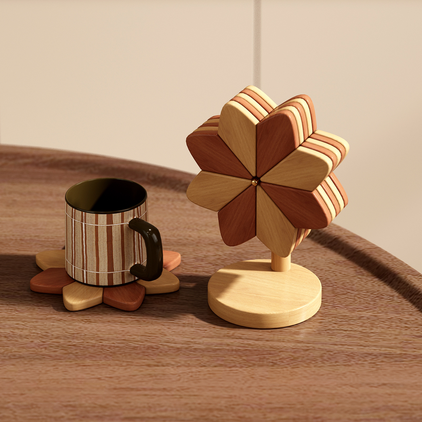 纯竹材质可大可小防烫隔热垫防滑